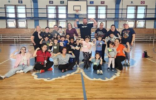  Brett with the whole excersise group